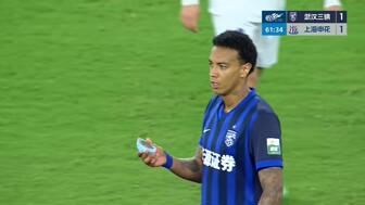 [进球视频]李申圆精彩策动！洛泰横传助攻卡迪斯破门，三镇1-1扳平申花